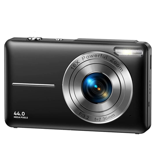 1080P Digital Camera 44MP 16X Digital Zoom Compact Point and Shoot Camera Portable Small Camera Starter Camera for Teens Students Boys Girls Seniors